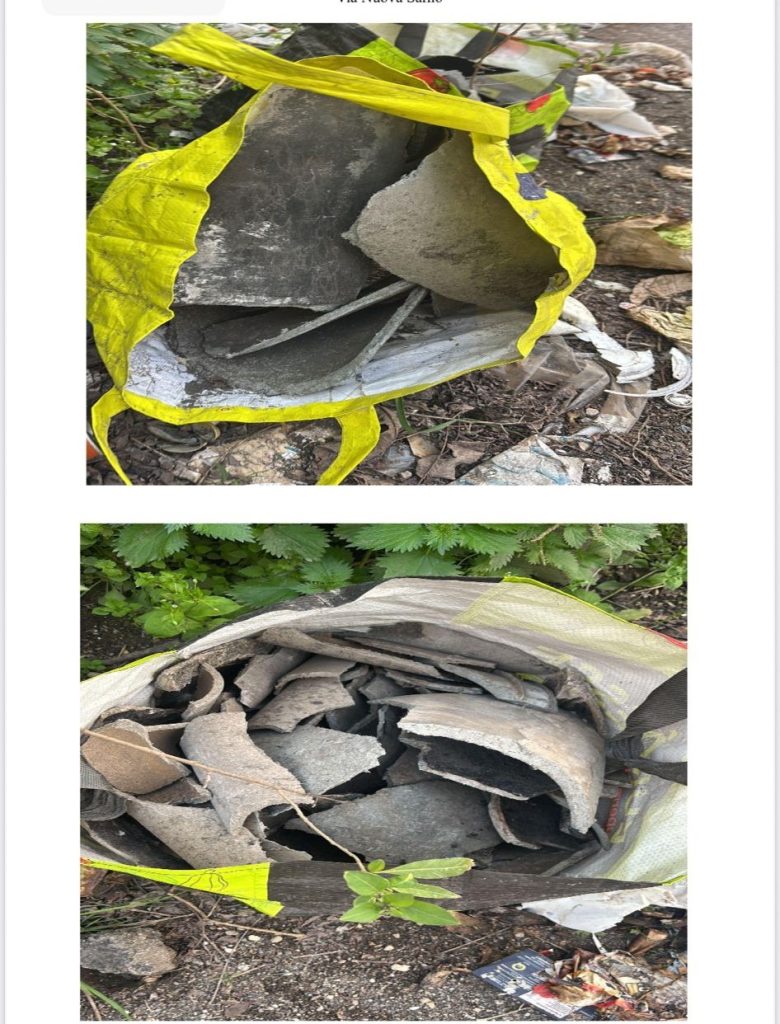 Palma Campania, segnalata discarica abusiva con rifiuti sospetti: intervento della Guardia Agroforestale