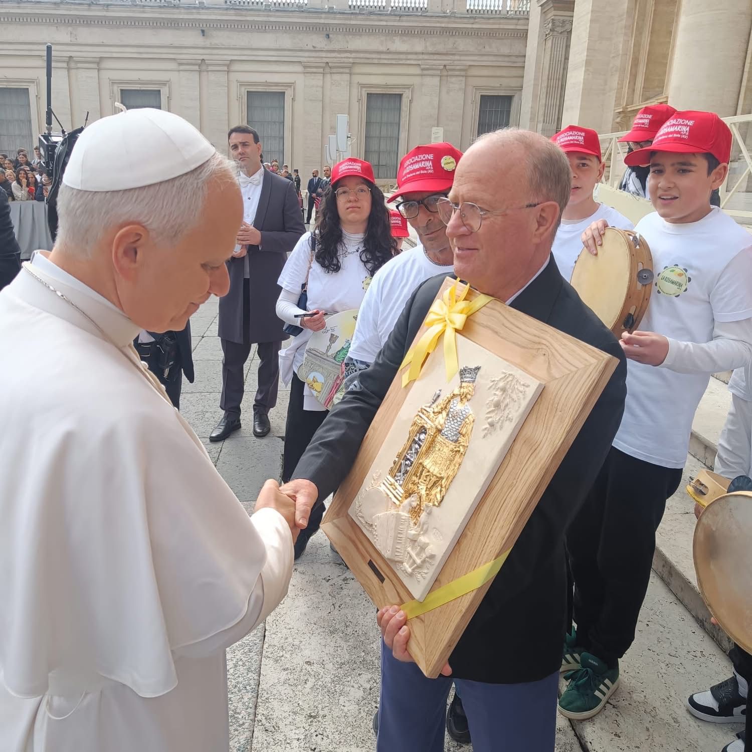 Santo Stefano del Sole in Vaticano: delegazione irpina all’udienza del Papa