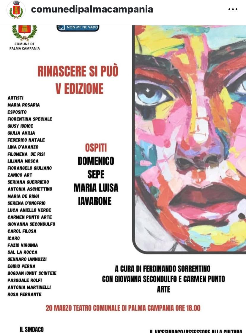 Rinasce Si Può: l’arte contemporanea torna protagonista a Palma Campania