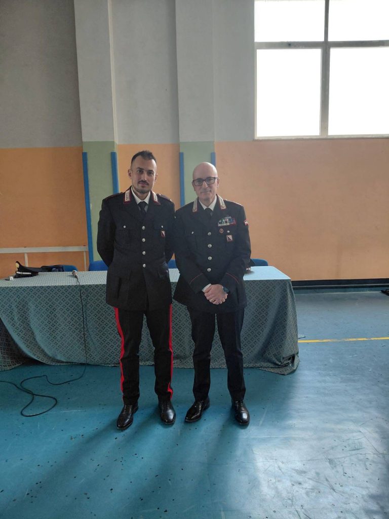 Mugnano del Cardinale, cultura della legalità: i Carabinieri incontrano gli studenti
