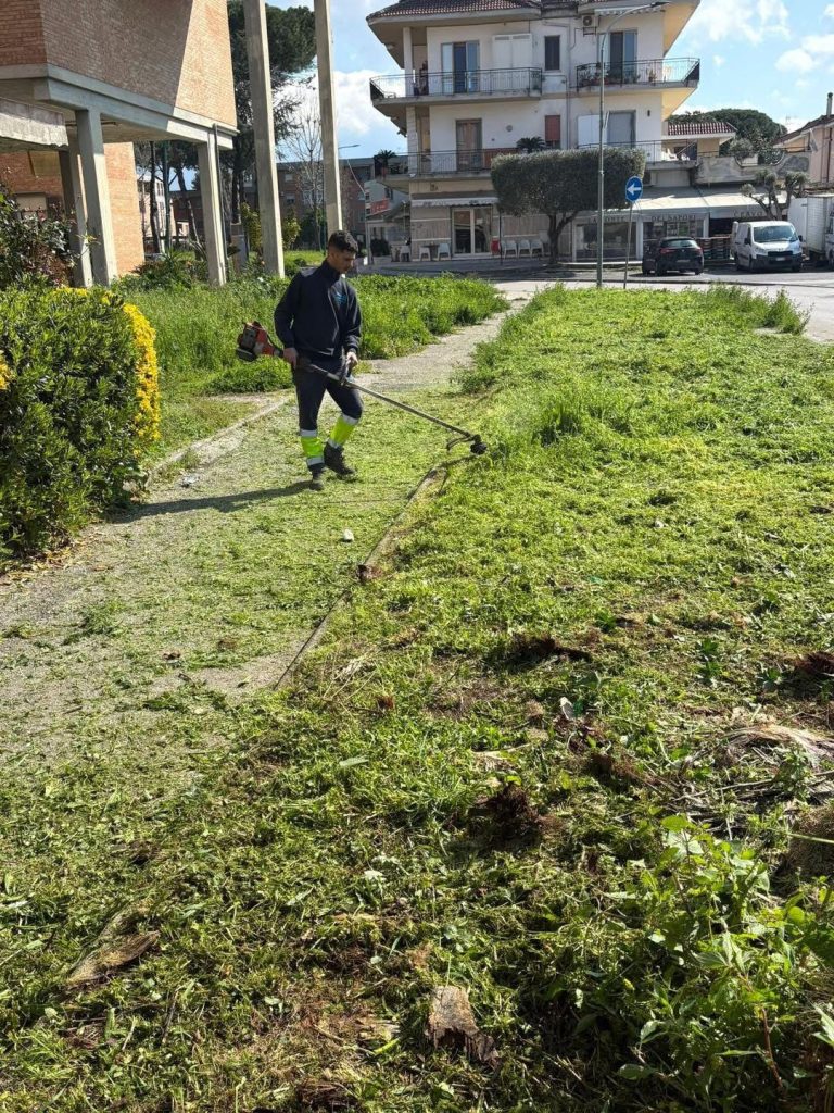 Cimitile, al via sfalcio e manutenzione del verde pubblico: interventi partiti dal rione IACP