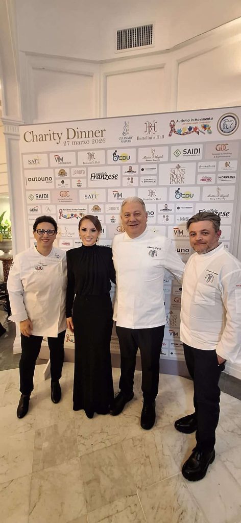 Napoli, successo per il “Charity Dinner 2026”: solidarietà e alta cucina per “Autismo in Movimento”