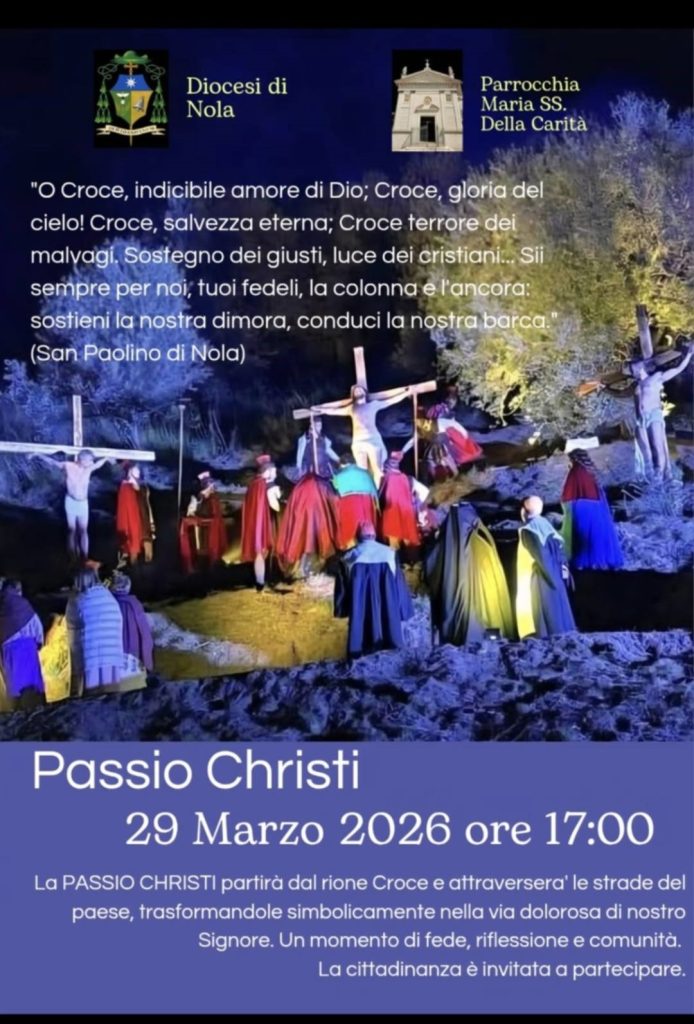 Moschiano si prepara a rivivere la Passio Christi: una tradizione che unisce fede, comunità e memoria.