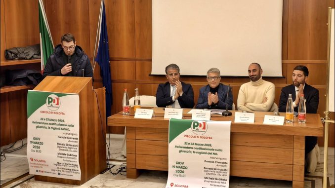 incontro solofra 19 marzo 2026