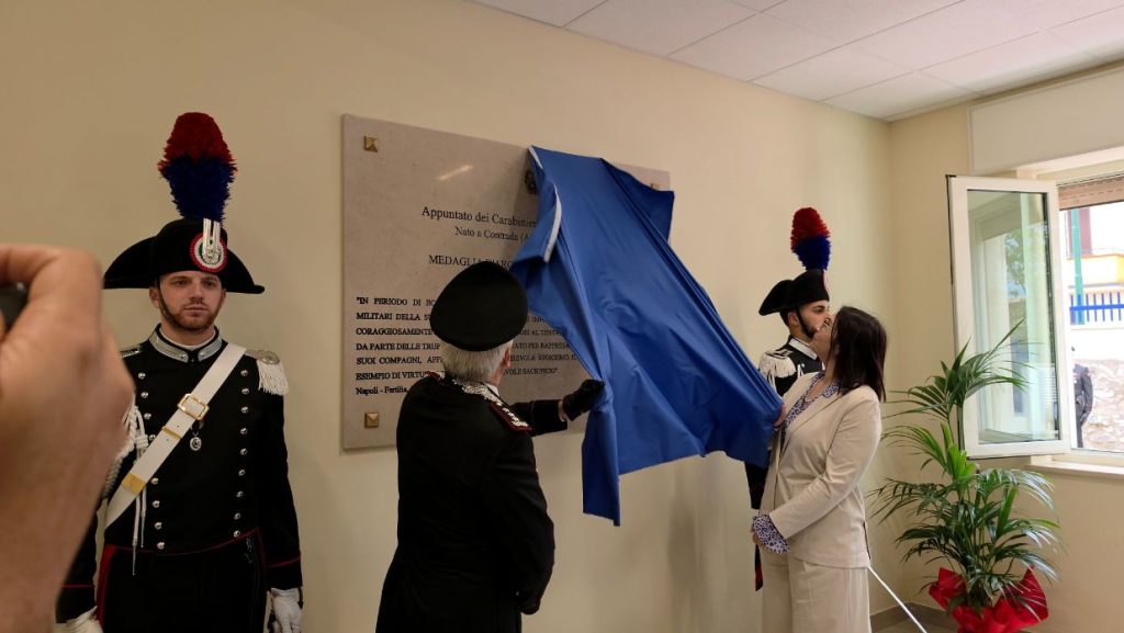Quindici (AV)   Inaugurata la nuova Stazione Carabinieri, intitolata all’Appuntato M.A.V.M. “alla memoria” Emilio Ammaturo