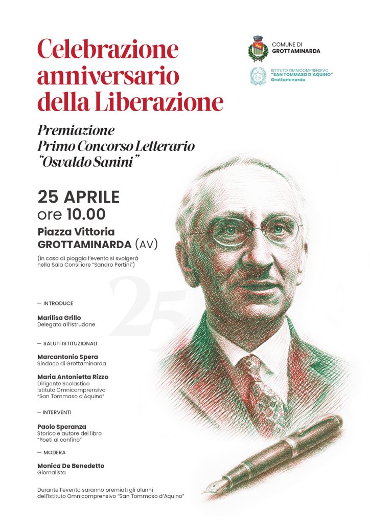 25 APRILE: A GROTTAMINARDA SI CELEBRA IL TALENTO DEI GIOVANI E LA LIBERTÀ
