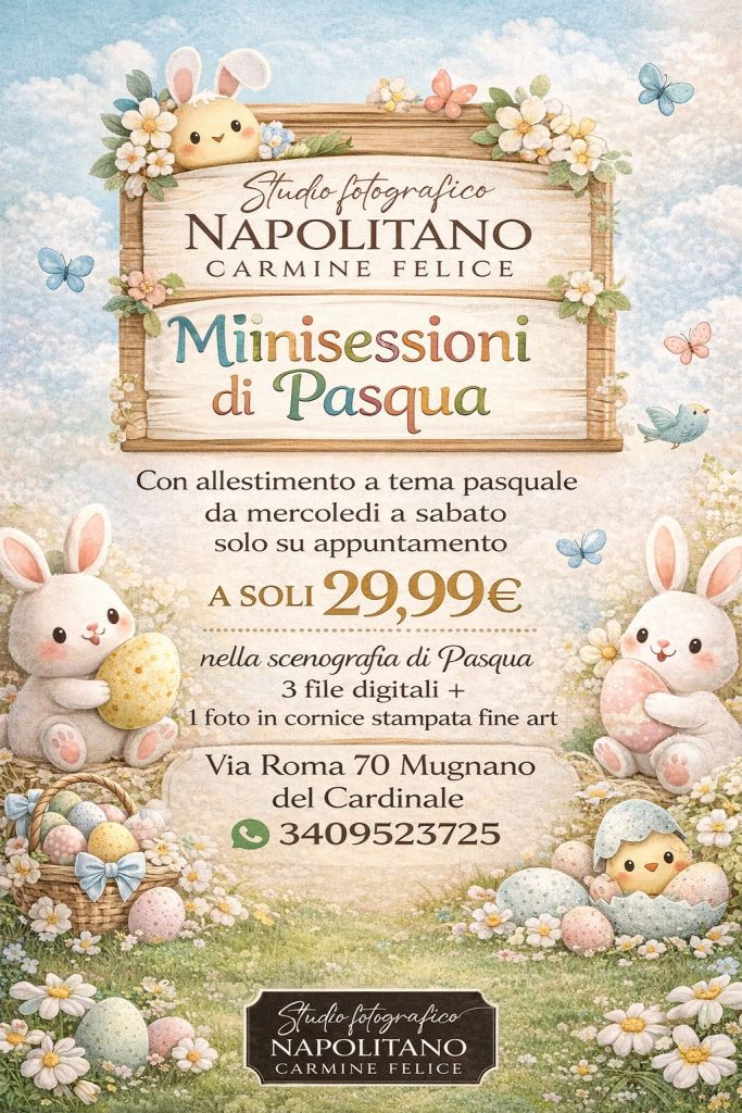 Mugnano del Cardinale (AV)  Un indimenticabile ricordo pasquale con il fotografo Carmine Felice Napolitano