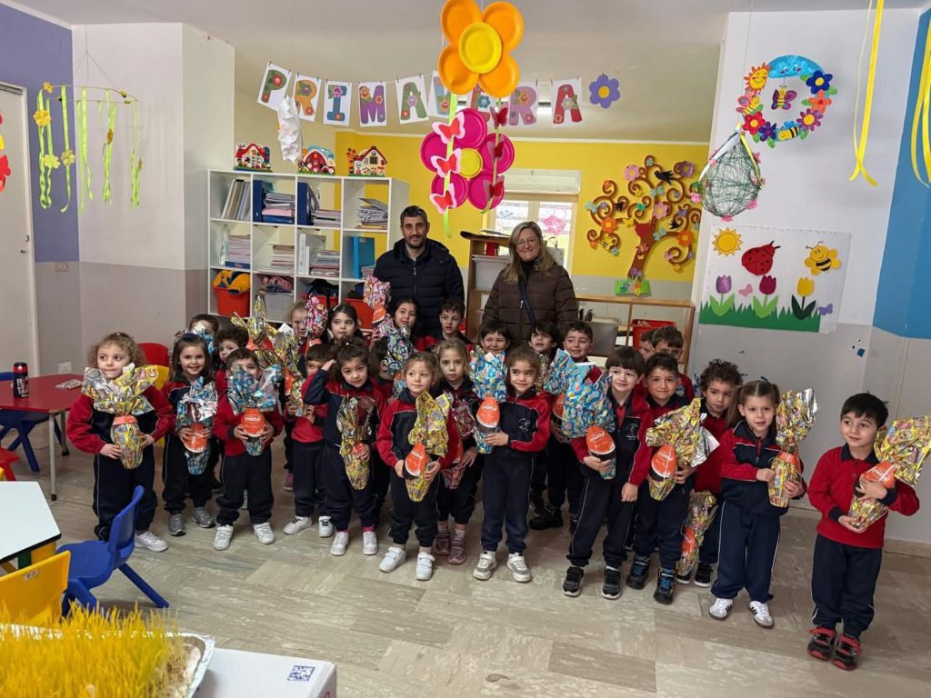 Lauro, un dolce gesto per i più piccoli: uova di Pasqua nelle scuole del territorio