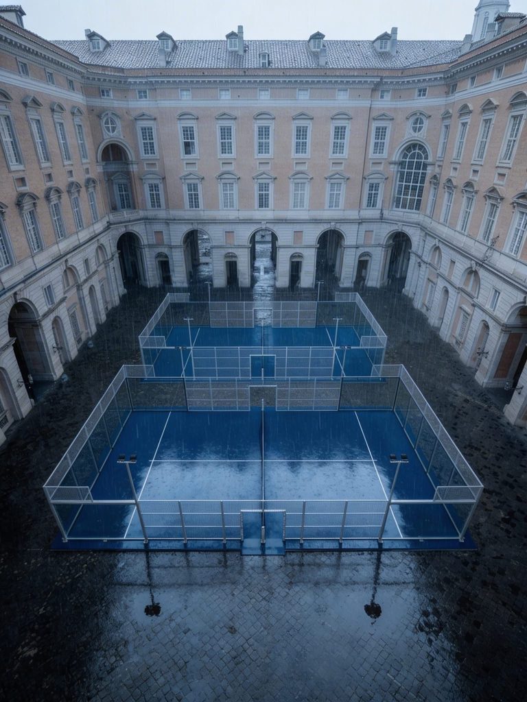 Padel alla Reggia di Caserta: sport e storia si incontrano nel cuore del Complesso vanvitelliano