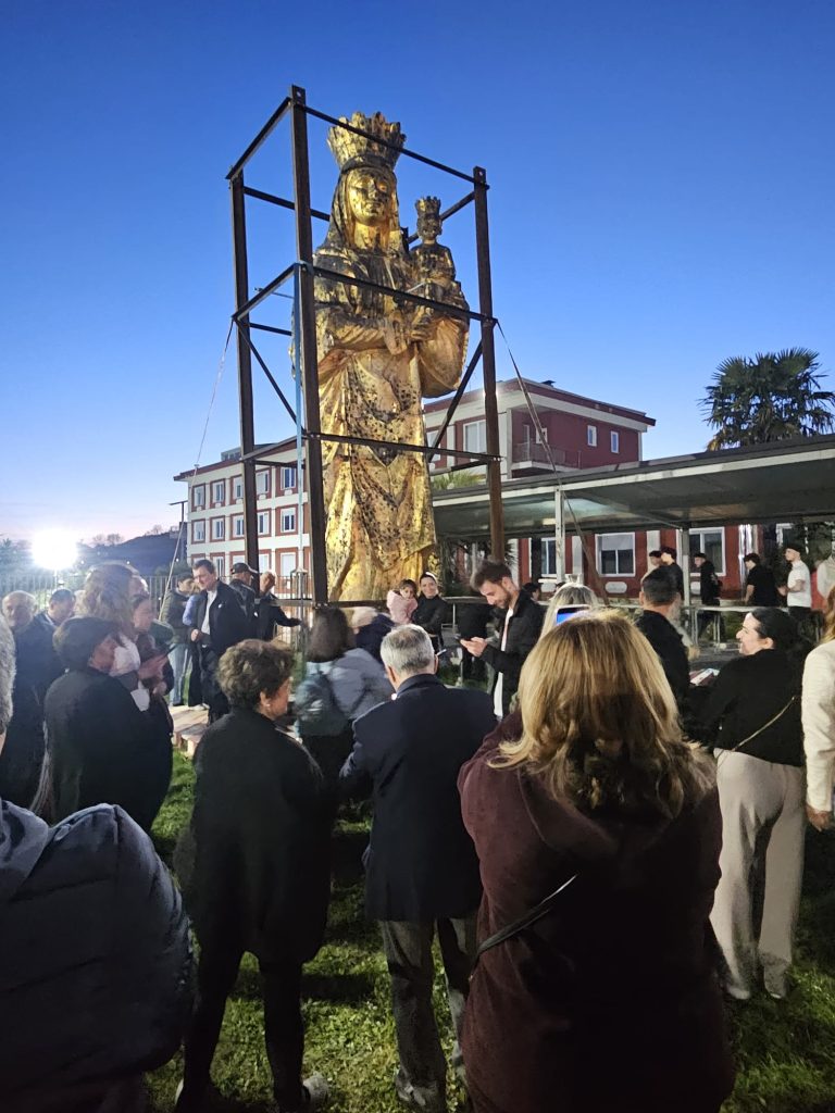 VISCIANO. La Madonna del Carpinello scende dal campanile: al via il restauro dopo oltre quarant’anni