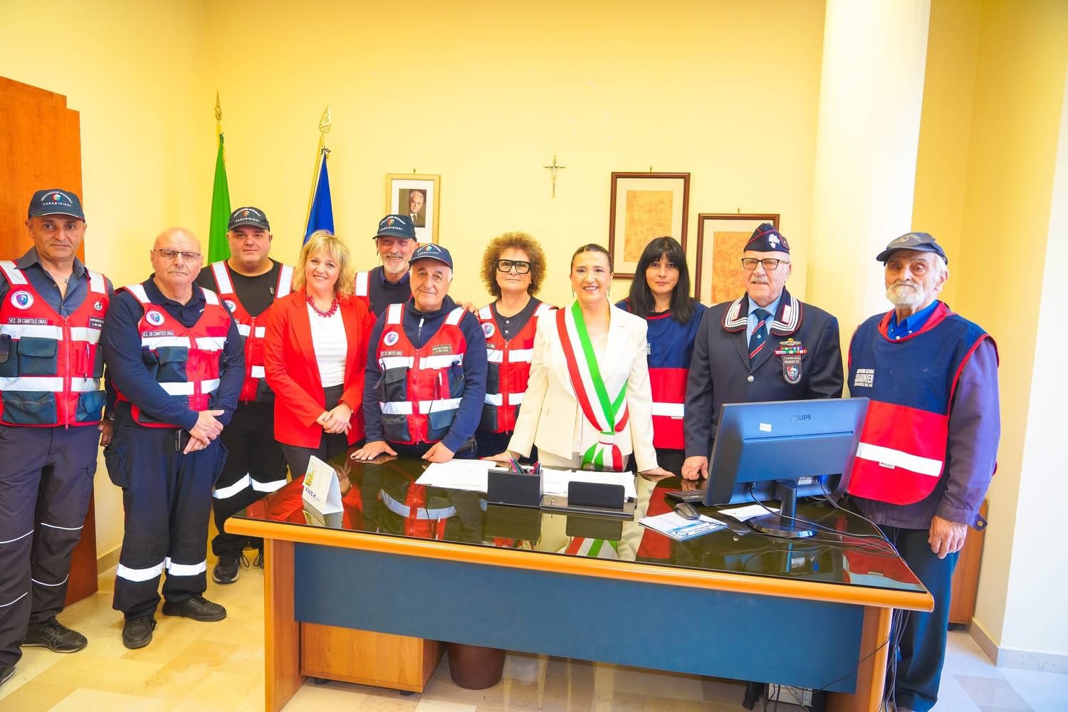 Cimitile, riapre la Casa Comunale: restituito alla città il cuore istituzionale.(foto)