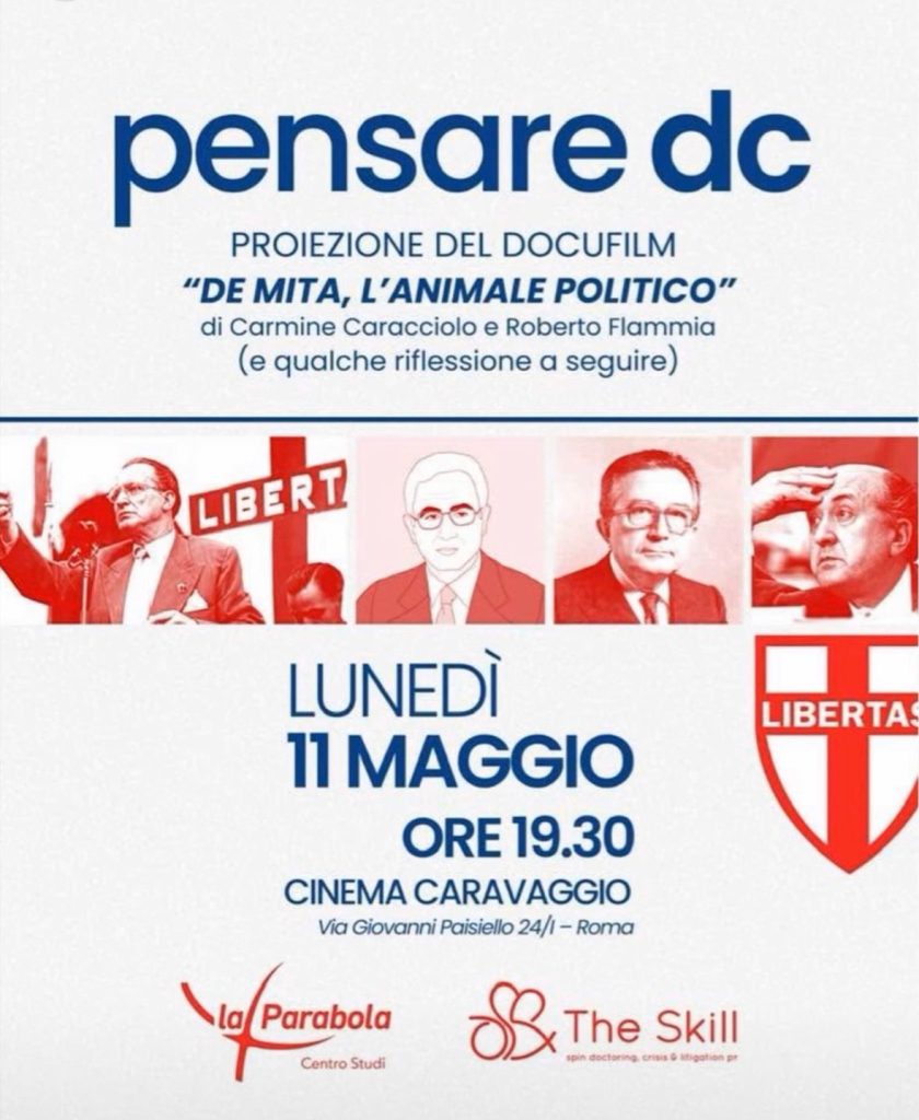 “Pensare DC”, a Roma la proiezione del docufilm su De Mita: riflessioni su politica e storia