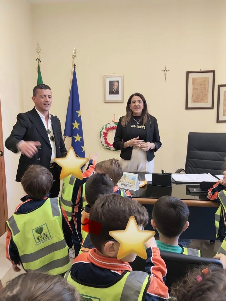 Cimitile, visita speciale nella nuova Casa Comunale: i bambini de “La Pantera Rosa” alla scoperta delle istituzioni