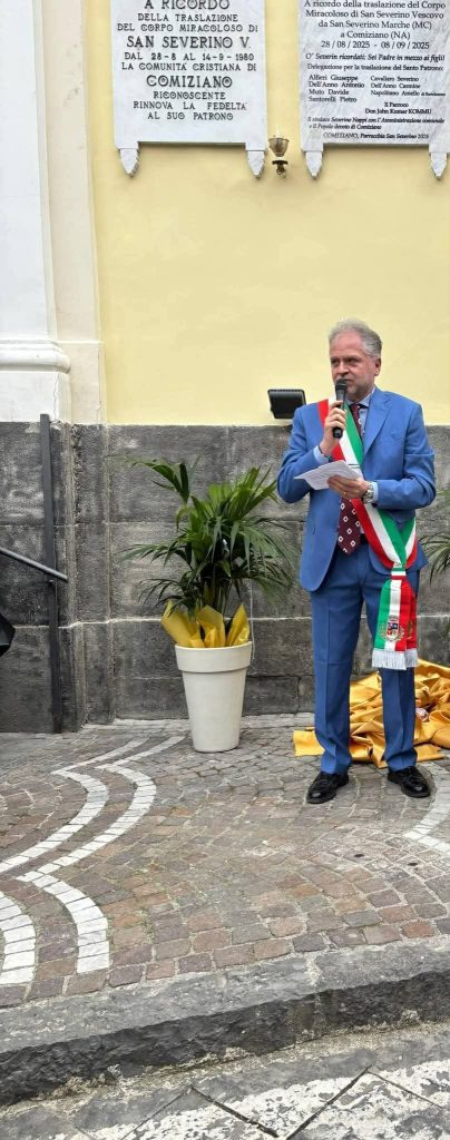 Comiziano, auguri al sindaco Severino Nappi per il suo compleanno