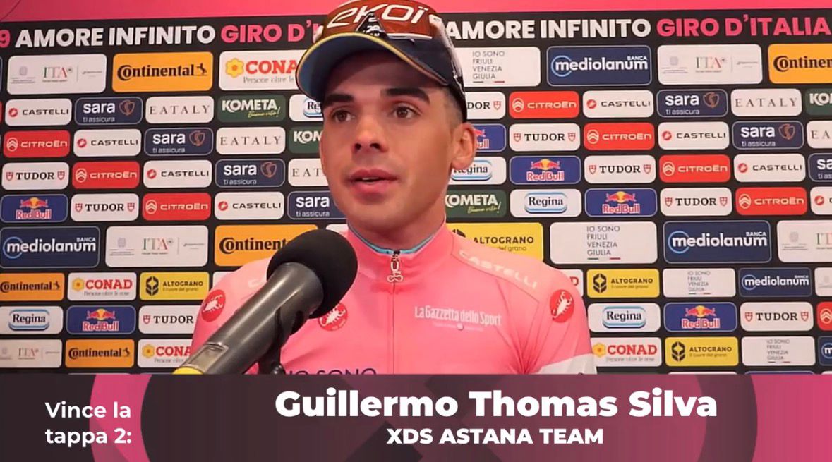 Giro d’Italia, Silva beffa i big nel giorno delle cadute