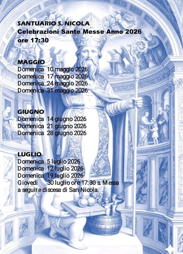 Forino (Av): Per il decimo anno consecutivo ci saranno le Sante Messe di San Nicola al Santuario in collina. Ecco gli appuntamenti Forino (Av): Per il decimo anno consecutivo ci saranno le Sante Messe di San Nicola al Santuario in collina. Ecco gli appuntamenti