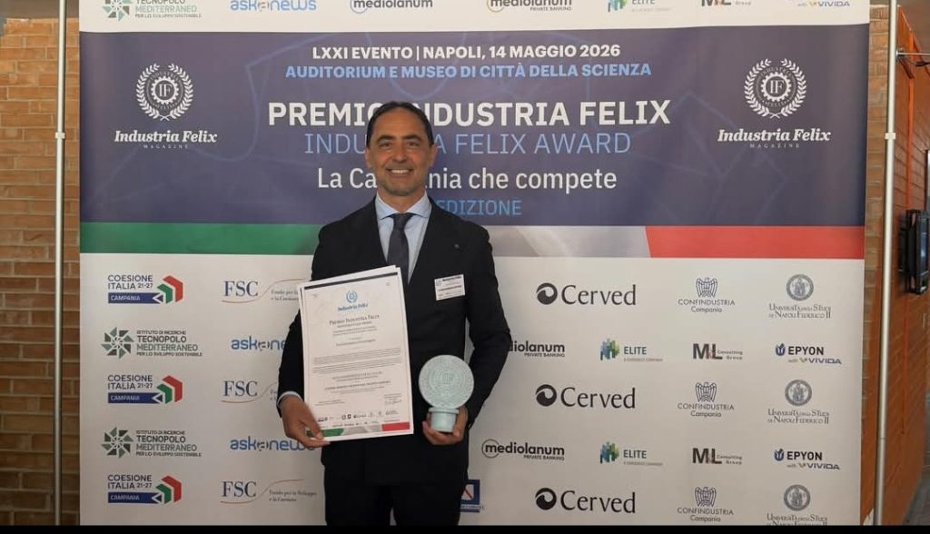 Forino (Av) : L Azienda Agricola De Maio sul podio italiano grazie al riconoscimento del prestigioso,  Premio Industria Felix