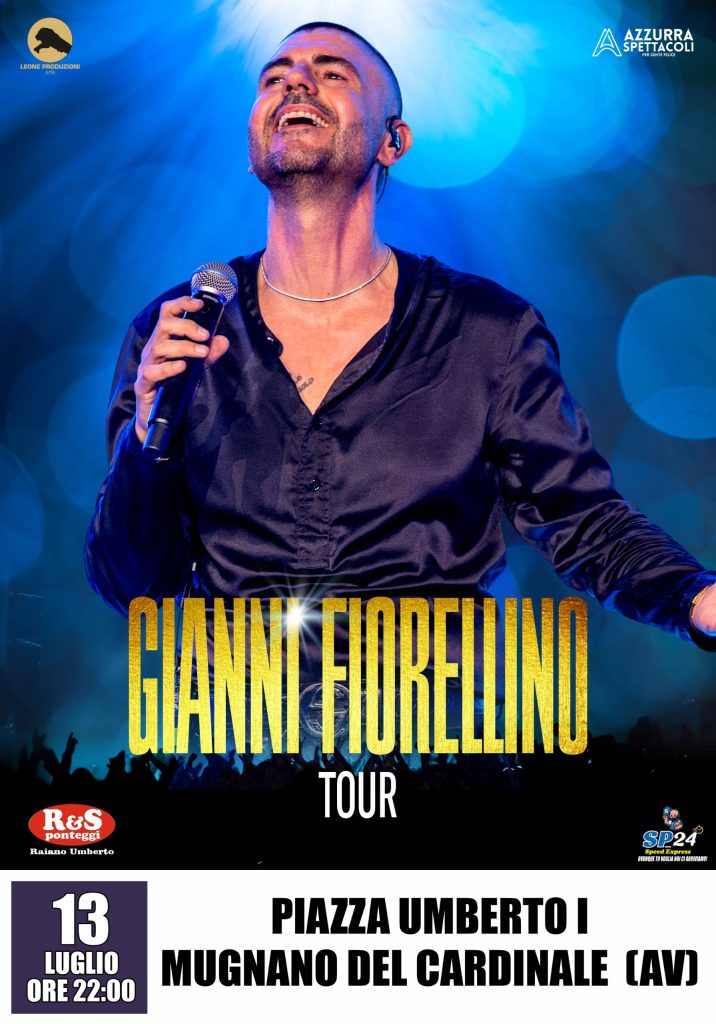 Gianni Fiorellino manda un videomessaggio ai fan: “Vi aspetto il 13 luglio a Mugnano del Cardinale” Gianni Fiorellino manda un videomessaggio ai fan: “Vi aspetto il 13 luglio a Mugnano del Cardinale”