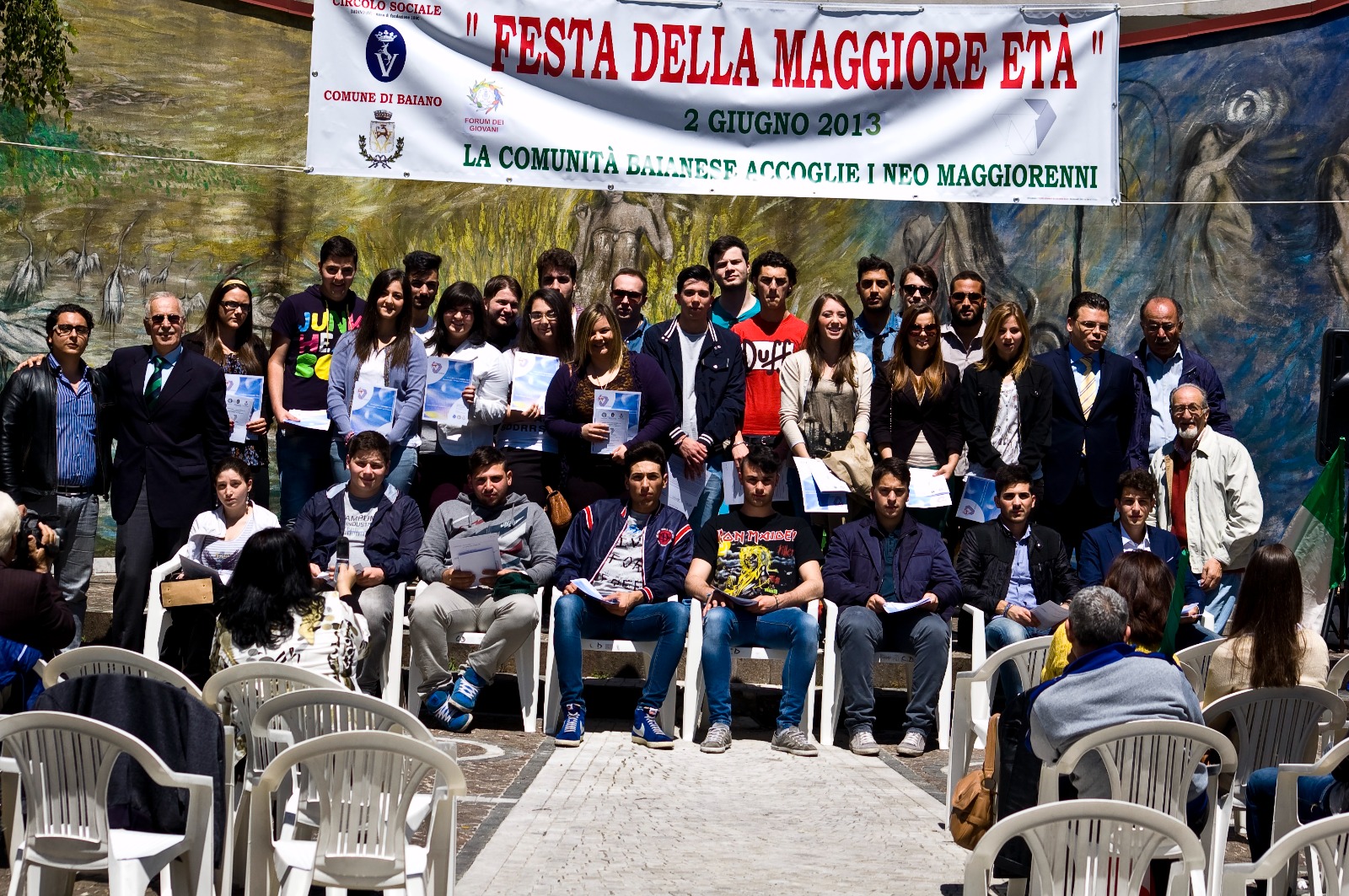 Baiano, il 2 giugno torna la Festa della Maggiore Età: protagonisti i neo diciottenni Baiano, il 2 giugno torna la Festa della Maggiore Età: protagonisti i neo diciottenni