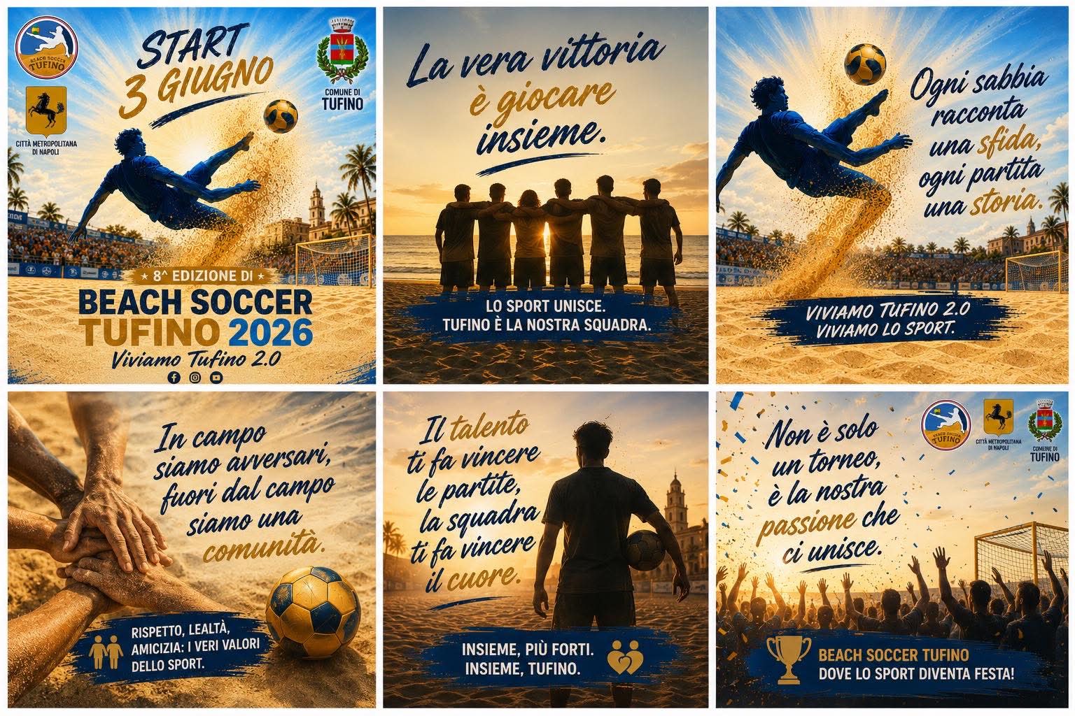 Tufino entra nel cartellone degli eventi della Città Metropolitana: dal 3 giugno il Beach Soccer Tufino entra nel cartellone degli eventi della Città Metropolitana: dal 3 giugno il Beach Soccer