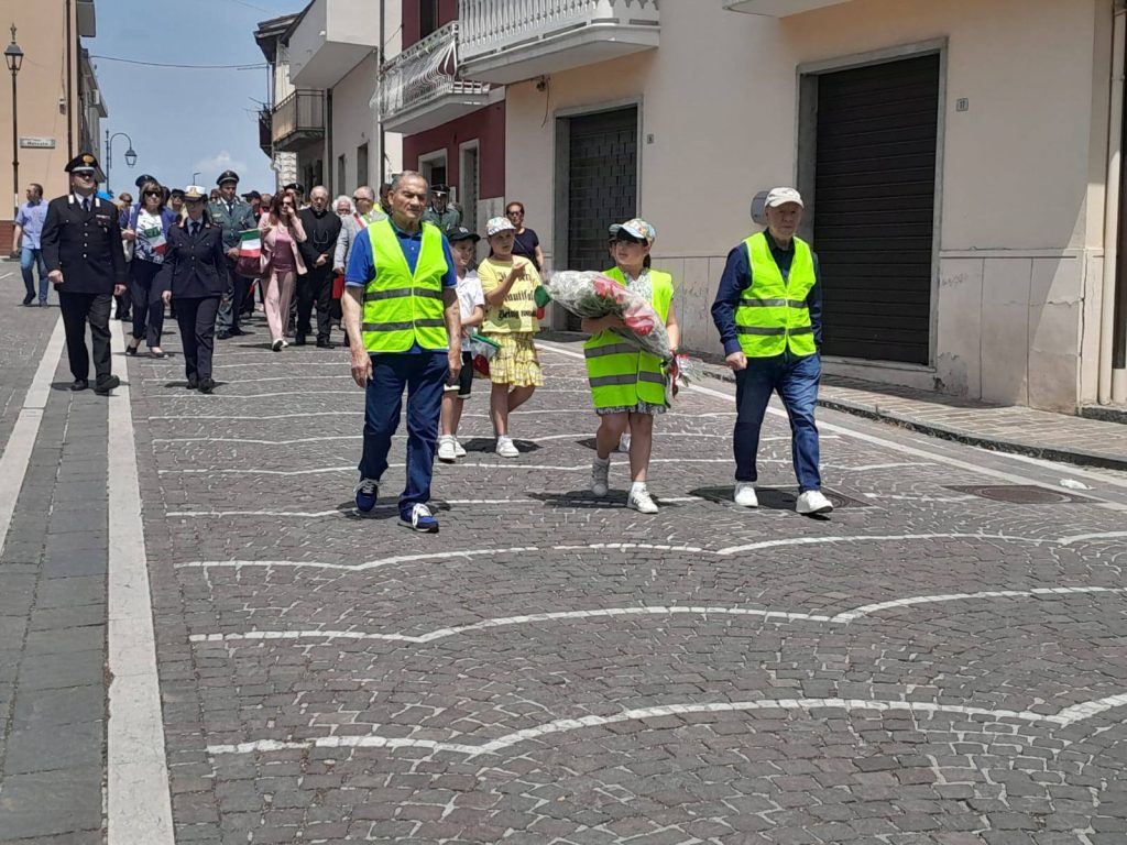 Pace e democrazia, gli 80 anni della Repubblica Italiana commemorati a Flumeri.