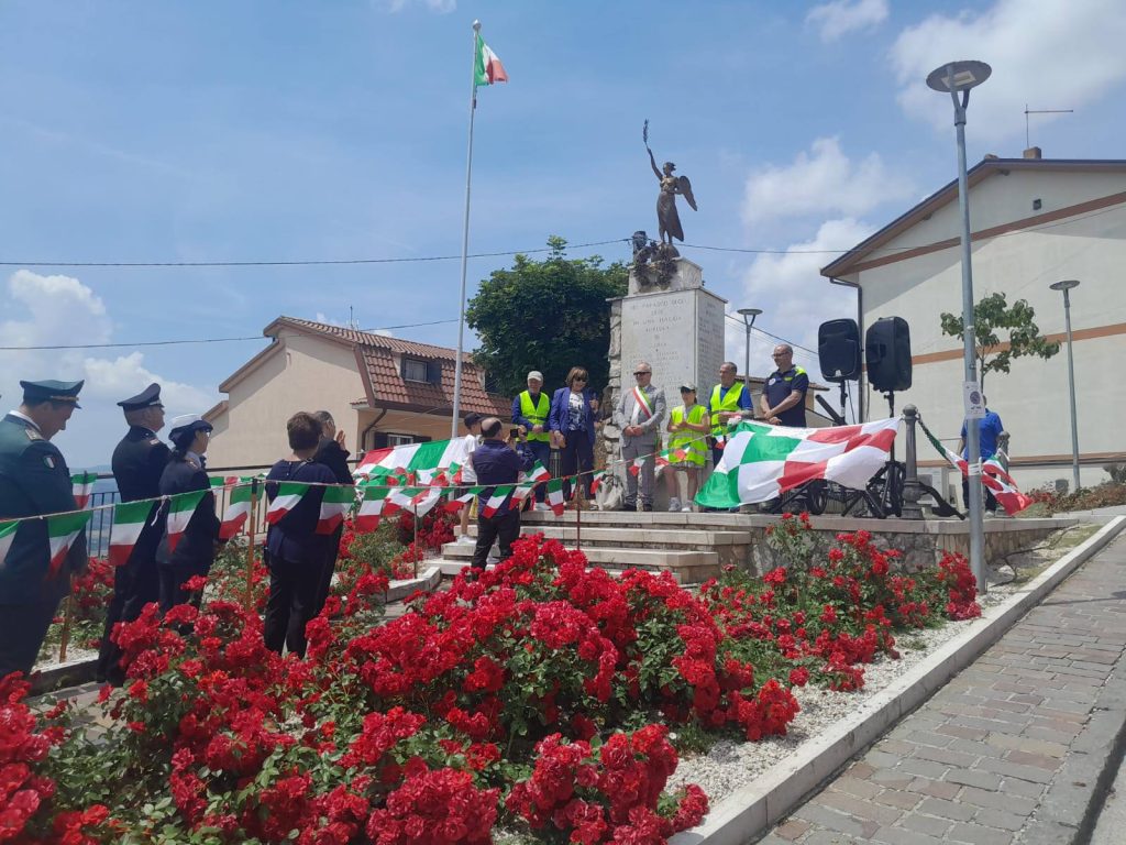 Pace e democrazia, gli 80 anni della Repubblica Italiana commemorati a Flumeri.