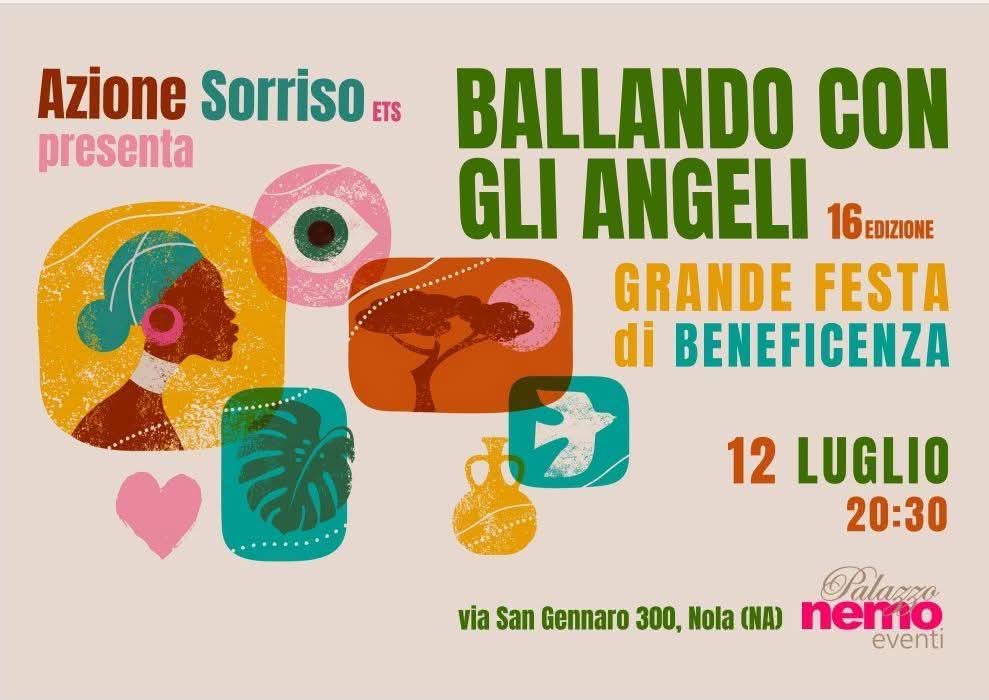 NOLA. “Ballando con gli Angeli”, il 12 luglio una serata di solidarietà per i bambini del Togo NOLA. “Ballando con gli Angeli”, il 12 luglio una serata di solidarietà per i bambini del Togo