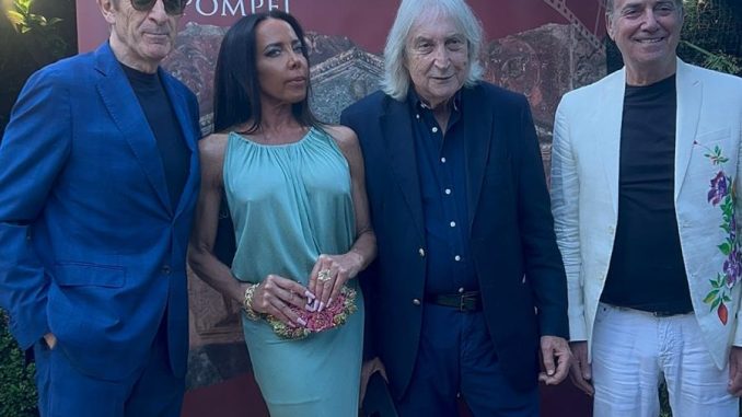 Ezio Greggio, Annarita Borelli, Enrico Vanzina, Massimo Ghini
