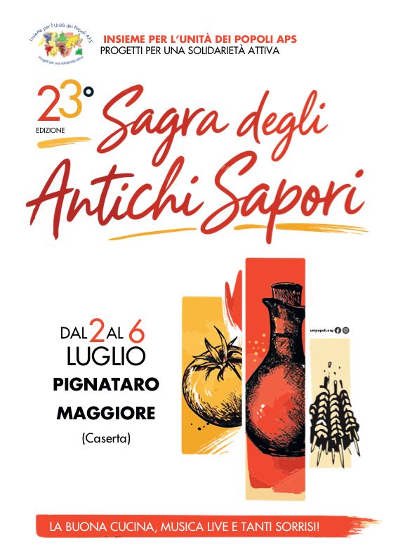 A Pignataro Maggiore torna la Sagra degli Antichi Sapori A Pignataro Maggiore torna la Sagra degli Antichi Sapori