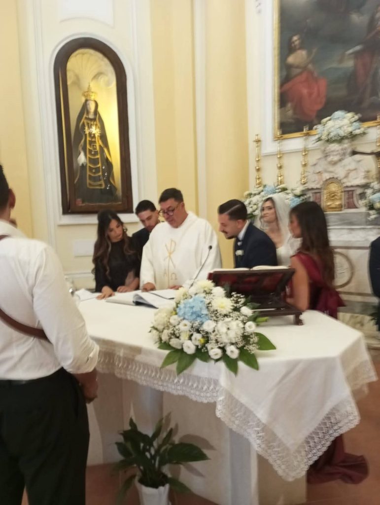 Roccarainola una giornata storica: per la prima volta un diacono permanente presiede il Rito del Matrimonio