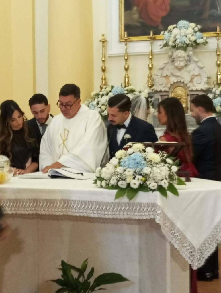 Roccarainola una giornata storica: per la prima volta un diacono permanente presiede il Rito del Matrimonio