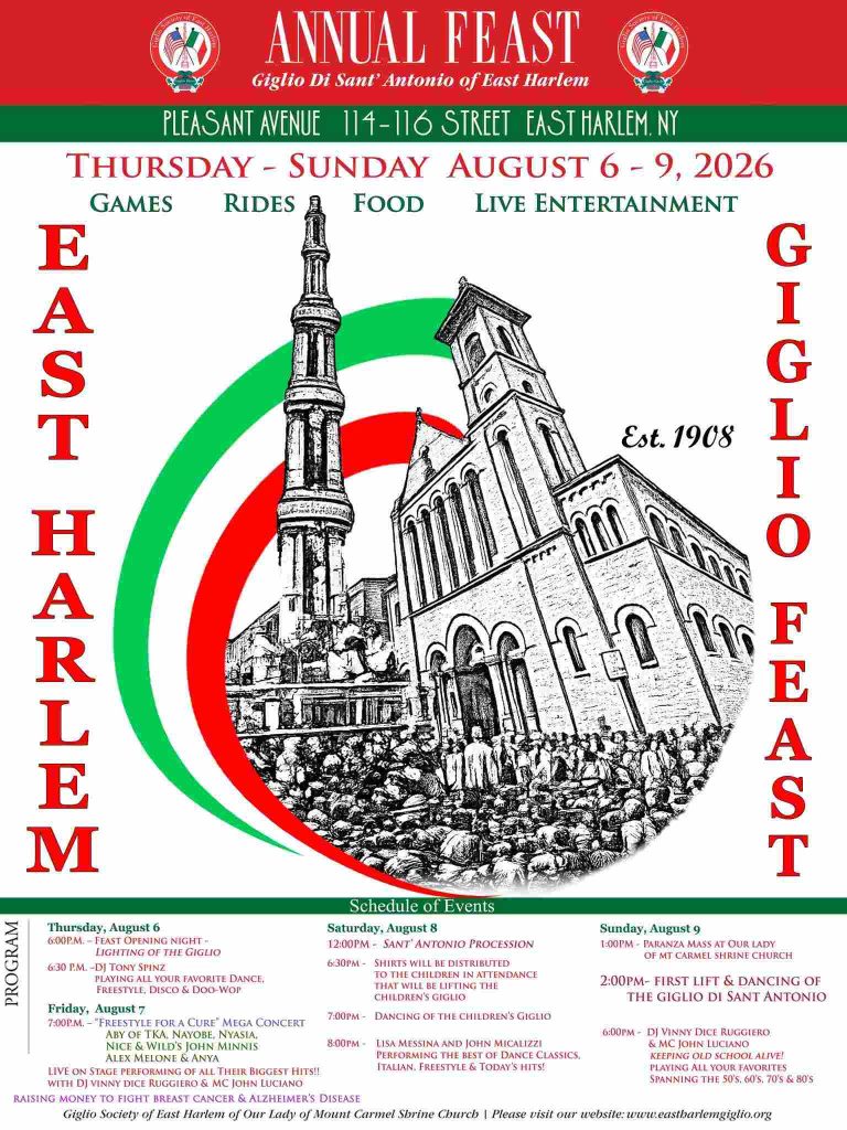 Brusciano vola a New York: torna la storica Giglio Dance nel cuore di East Harlem Brusciano vola a New York: torna la storica Giglio Dance nel cuore di East Harlem