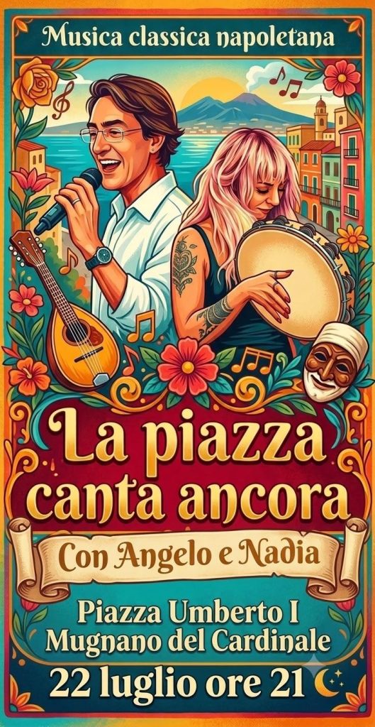 Mugnano del Cardinale, dopo la risalita al trono la festa continua: questa sera “La Piazza Canta Ancora”