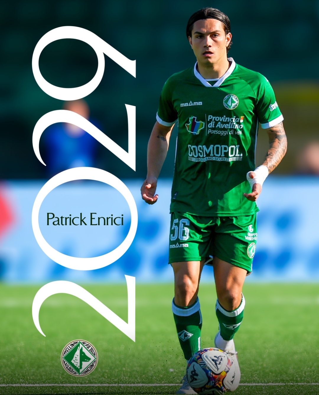 Enrici e lU.S. Avellino insieme fino al 2029 Enrici e lU.S. Avellino insieme fino al 2029