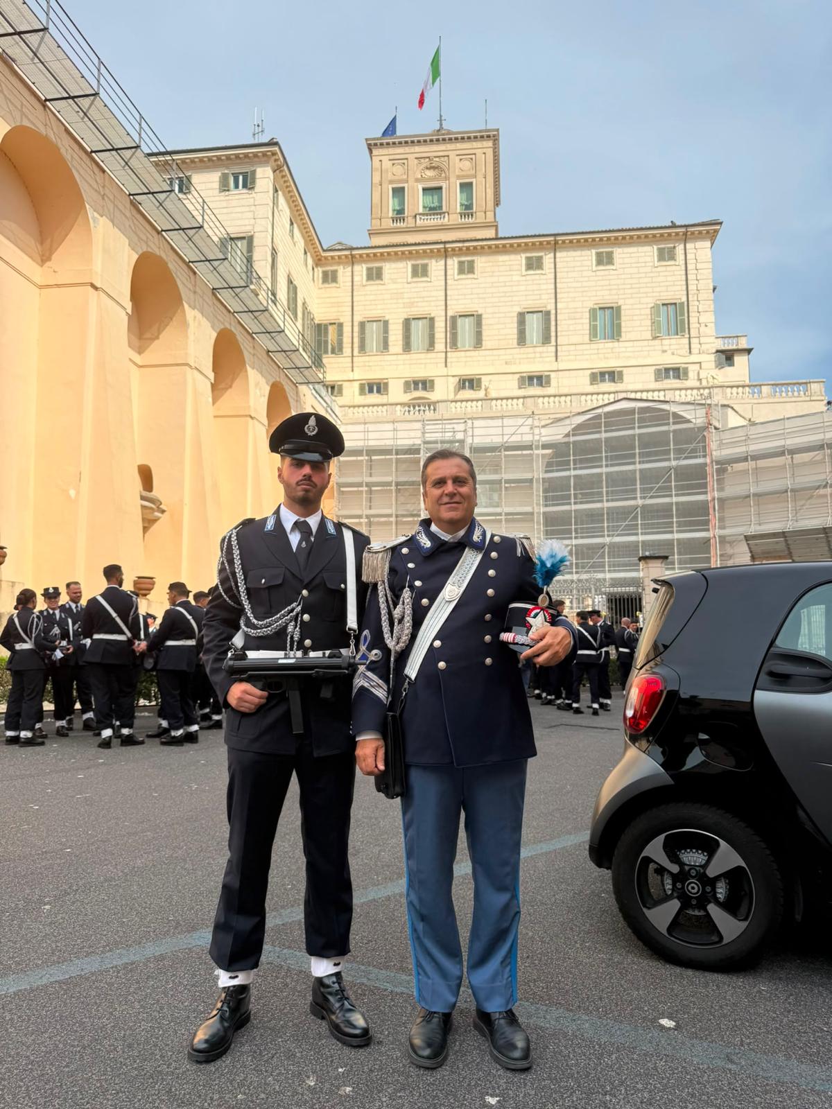 Mandamento Baianese protagonista al Quirinale: Angelo Cantalupo e Marco Montanile al Cambio della Guardia per San Basilide Mandamento Baianese protagonista al Quirinale: Angelo Cantalupo e Marco Montanile al Cambio della Guardia per San Basilide