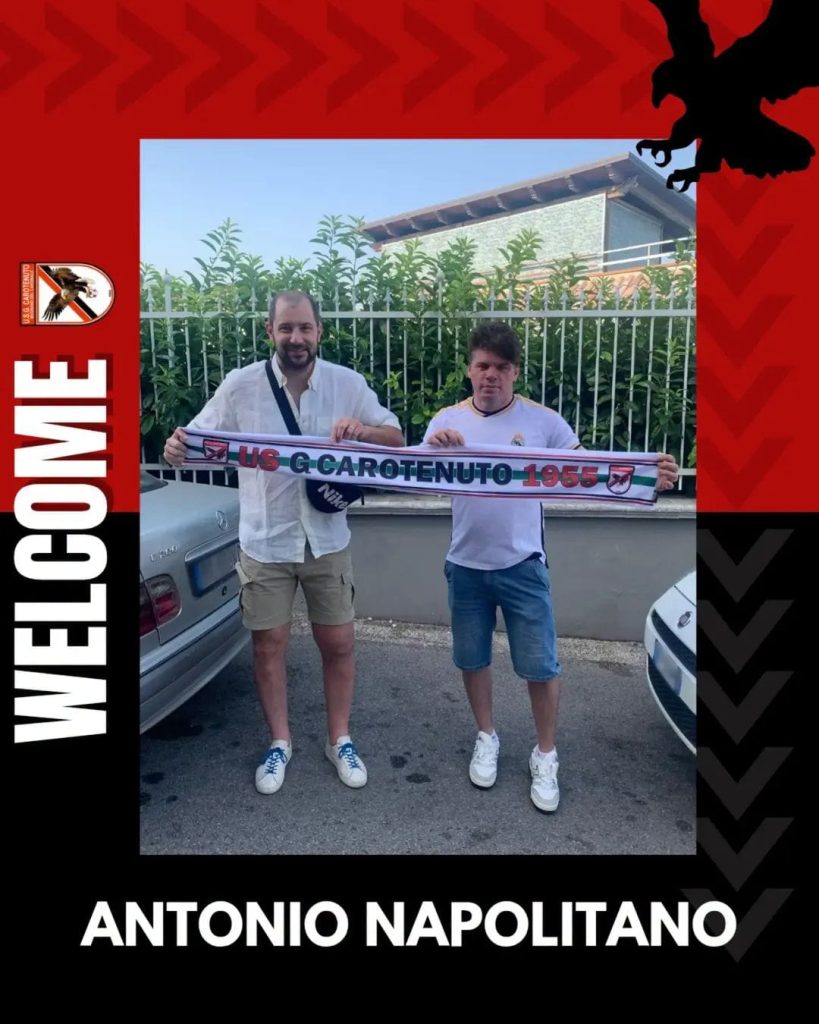 U.S. G.Carotenuto, il muro rossonero è tornato: Antonio Napolitano difenderà ancora la porta di Rossonera U.S. G.Carotenuto, il muro rossonero è tornato: Antonio Napolitano difenderà ancora la porta di Rossonera