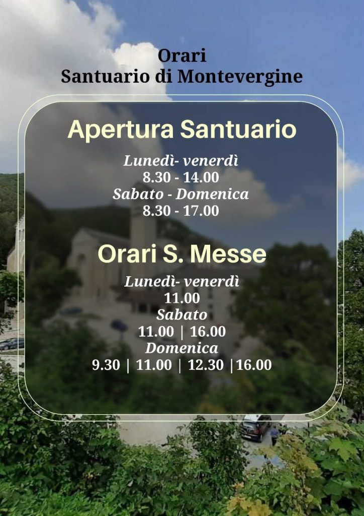 Montevergine, il Santuario ricorda orari e modalità di accesso: ecco tutte le informazioni per i fedeli
