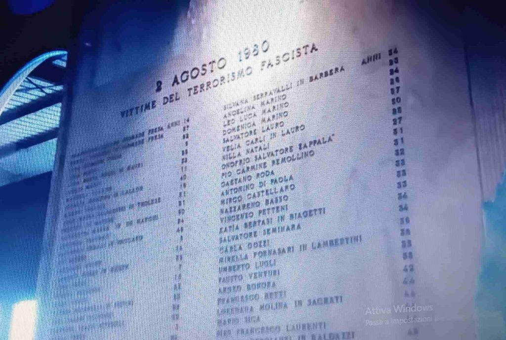 Brusciano ricorda le Vittime della Strage di Bologna nel 46° anniversario