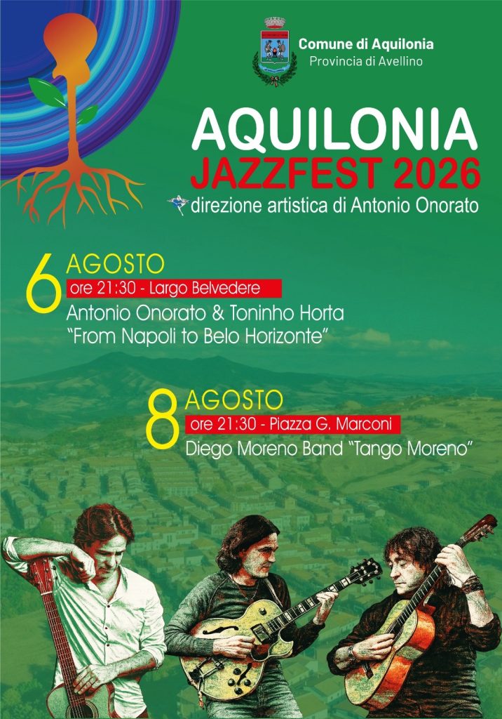 Torna l’Aquilonia Jazz Fest: al via la seconda edizione della rassegna diretta da Antonio Onorato Torna l’Aquilonia Jazz Fest: al via la seconda edizione della rassegna diretta da Antonio Onorato