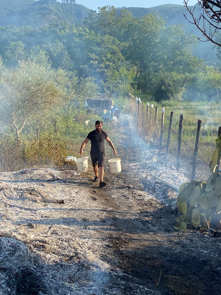LAURO. Incendio sulla Provinciale Fontonevella, intervengono Polizia e Vigili del Fuoco LAURO. Incendio sulla Provinciale Fontonevella, intervengono Polizia e Vigili del Fuoco