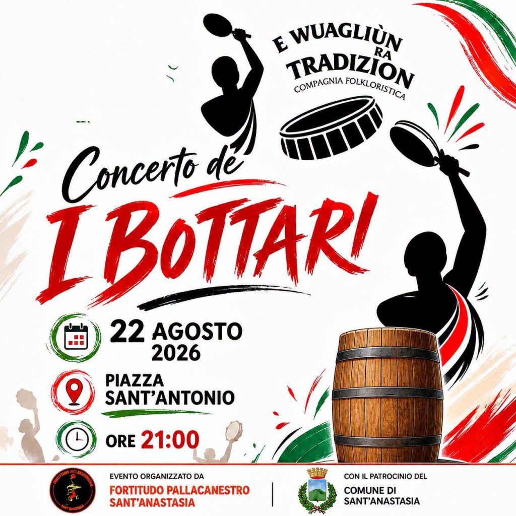 Sant’Anastasia, la tradizione dei Bottari anima Piazza Sant’Antonio Sant’Anastasia, la tradizione dei Bottari anima Piazza Sant’Antonio