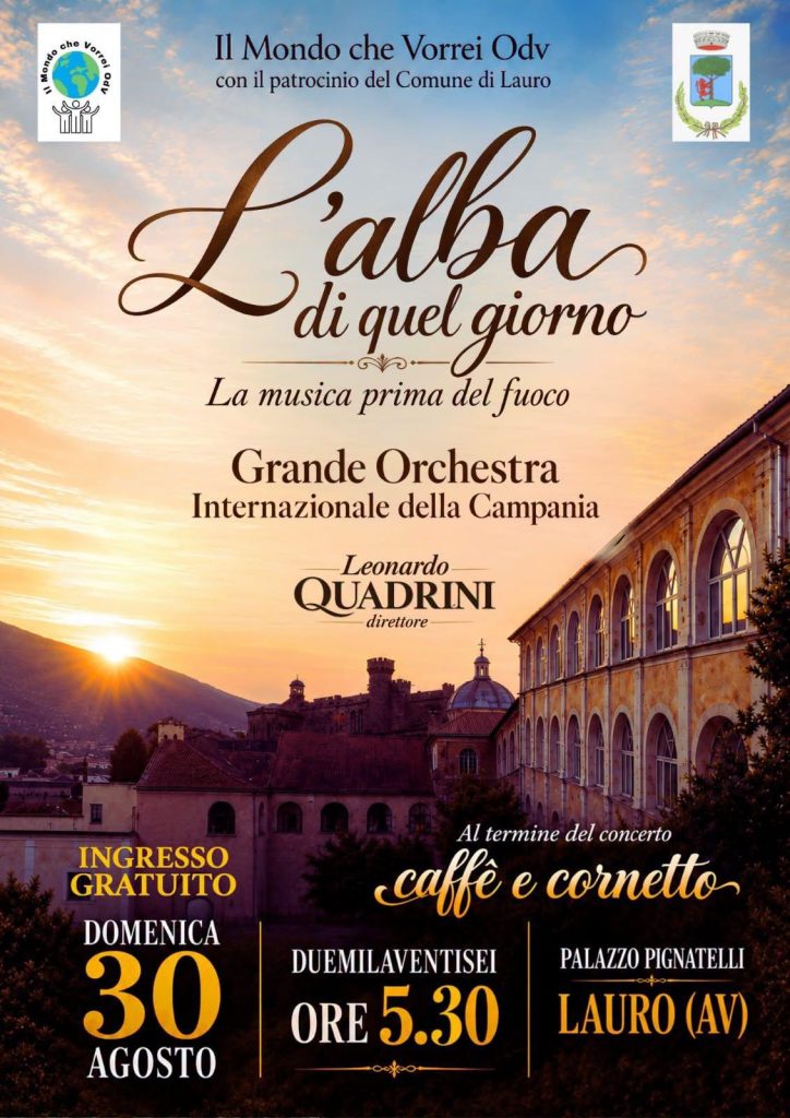 Lauro aspetta il fuoco ascoltando l’alba: musica alle 5.30 davanti a Palazzo Pignatelli