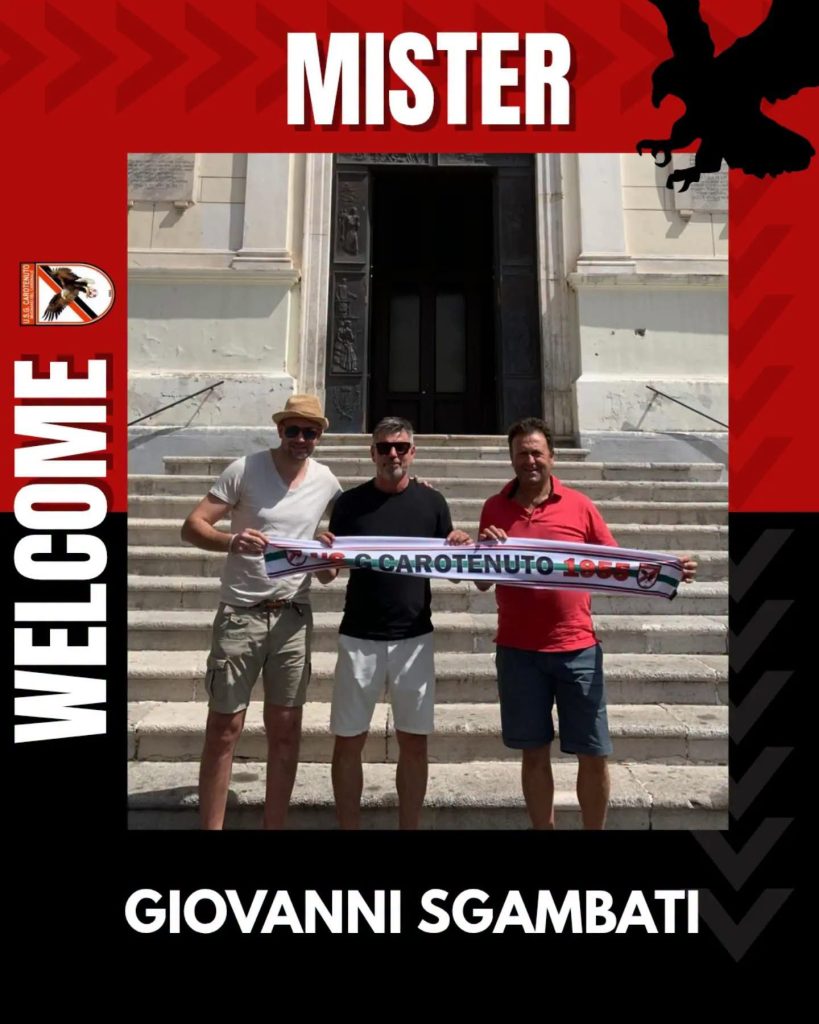 U.S. G. Carotenuto, parte l’era Sgambati: il nuovo corso rossonero comincia dalla panchina U.S. G. Carotenuto, parte l’era Sgambati: il nuovo corso rossonero comincia dalla panchina