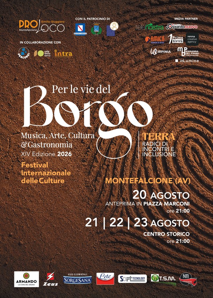 MONTEFALCIONE. Torna “Per le vie del Borgo”: dal 20 al 23 agosto il Festival Internazionale delle Culture MONTEFALCIONE. Torna “Per le vie del Borgo”: dal 20 al 23 agosto il Festival Internazionale delle Culture