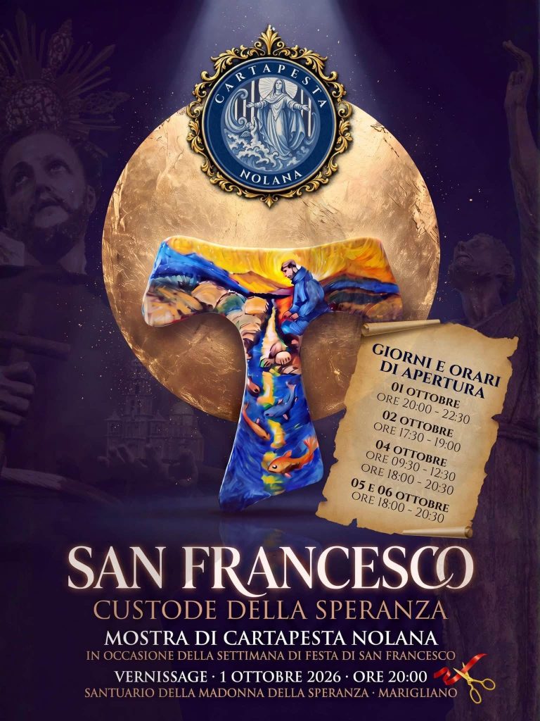 San Francesco d’Assisi “ Custode della Speranza” Arte e Spiritualità al Convento di san Vito a Marigliano. San Francesco d’Assisi “ Custode della Speranza” Arte e Spiritualità al Convento di san Vito a Marigliano.