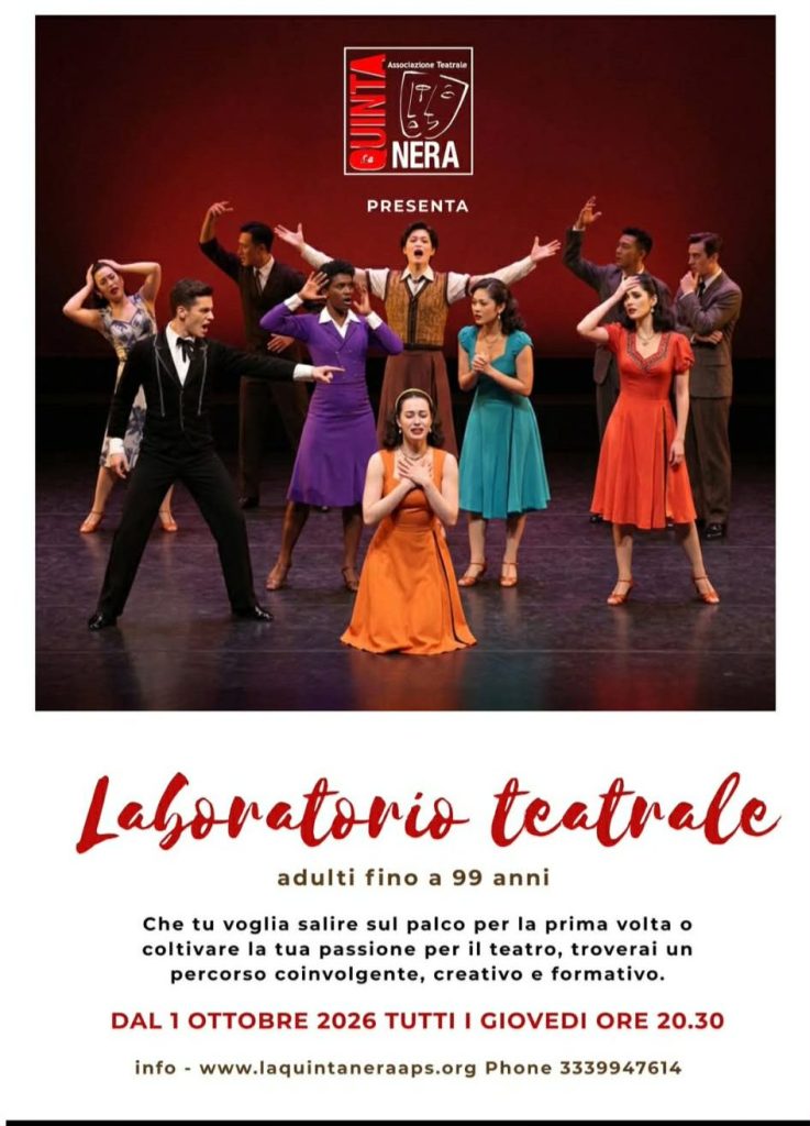 Camposano, “La Quinta Nera” raddoppia: al via i laboratori teatrali per adulti e ragazzi Camposano, “La Quinta Nera” raddoppia: al via i laboratori teatrali per adulti e ragazzi