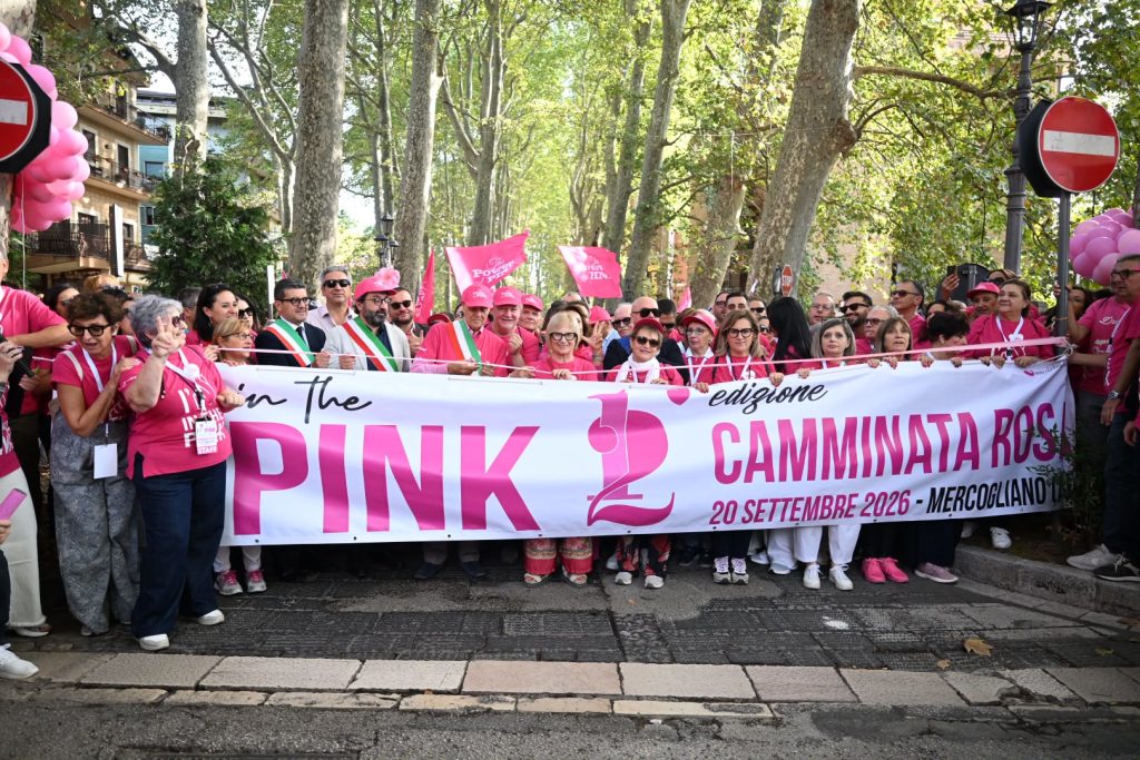 AVELLINO. Camminata Rosa 2026, il sindaco Pizza: «La prevenzione  è un impegno che riguarda tutti»