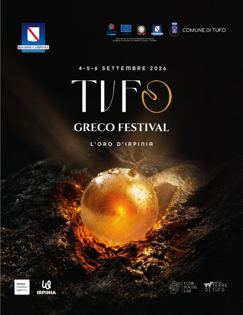 Tufo celebra “l’Oro d’Irpinia”: dal 4 al 6 settembre torna il Tufo Greco Festival, edizione numero 40
