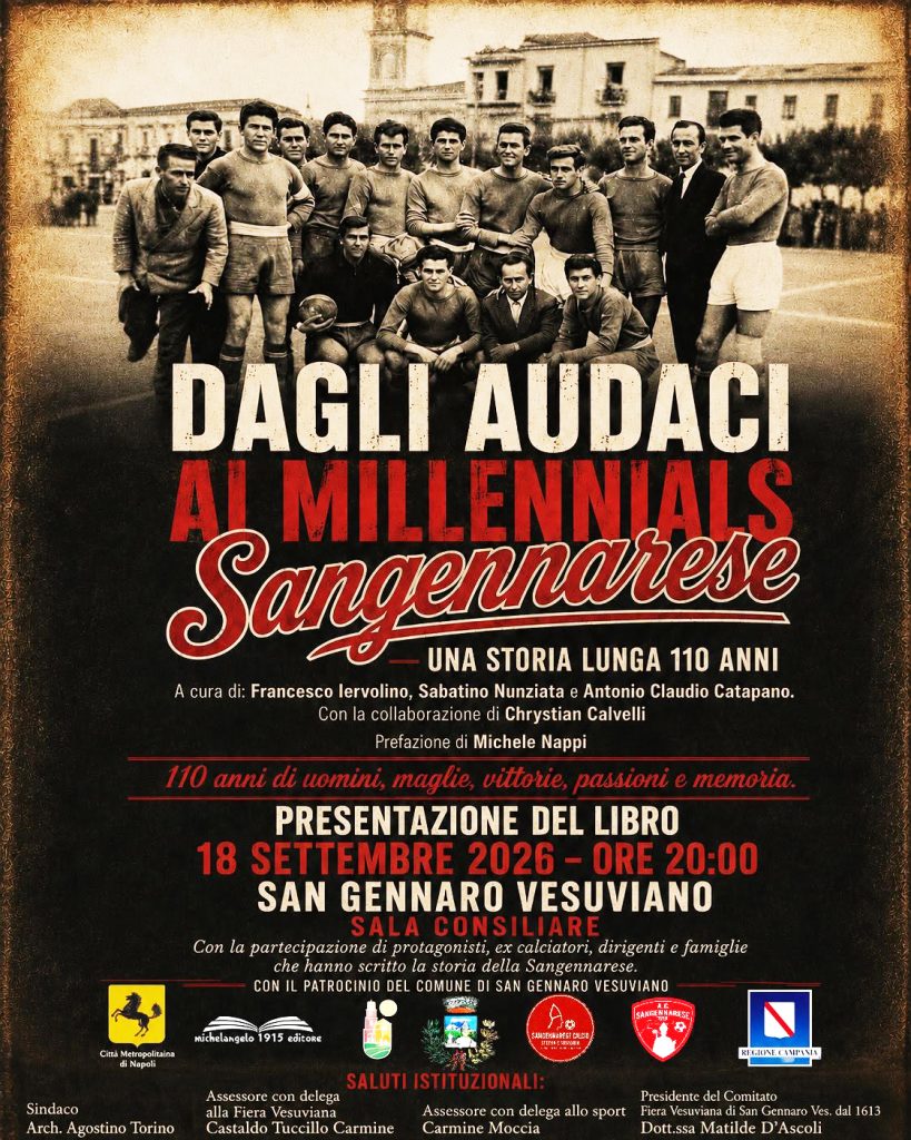 Dagli Audaci ai Millennials: il libro dedicato  alla storia della Sangennarese Calcio