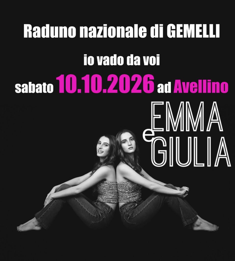 Da The Voice Kids ad Avellino: Emma e Giulia al raduno nazionale dei gemelli Da The Voice Kids ad Avellino: Emma e Giulia al raduno nazionale dei gemelli